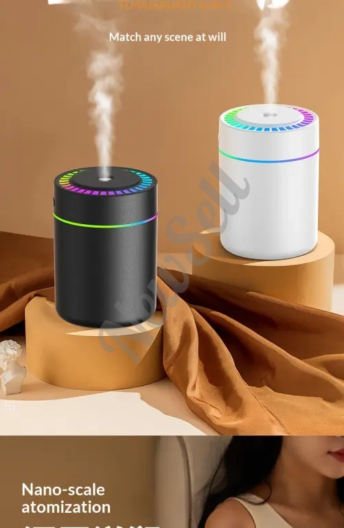Colorful LED USB Mini For Home Bedroom Desk Portable Car-Sized Air Humidifier