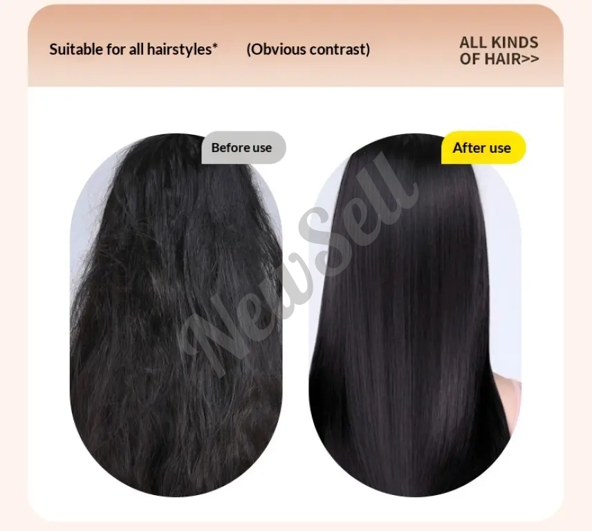 New Mini Charging Hair Straightener Comb