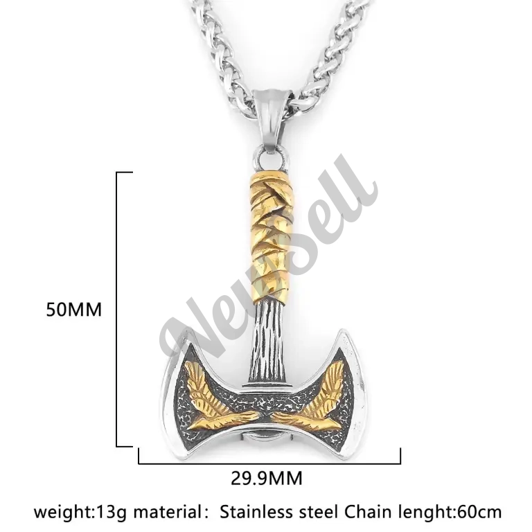 Retro-style Stainless Steel Necklace For Men