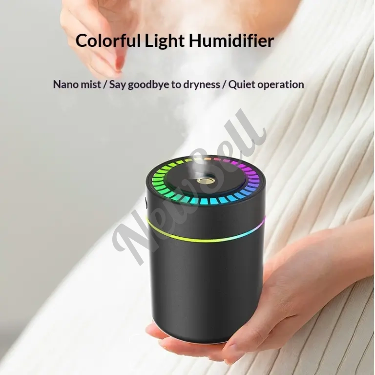 Colorful LED USB Mini For Home Bedroom Desk Portable Car-Sized Air Humidifier