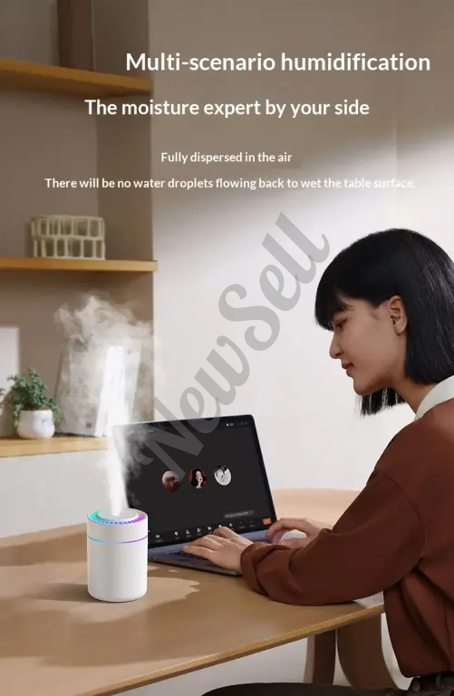Colorful LED USB Mini For Home Bedroom Desk Portable Car-Sized Air Humidifier