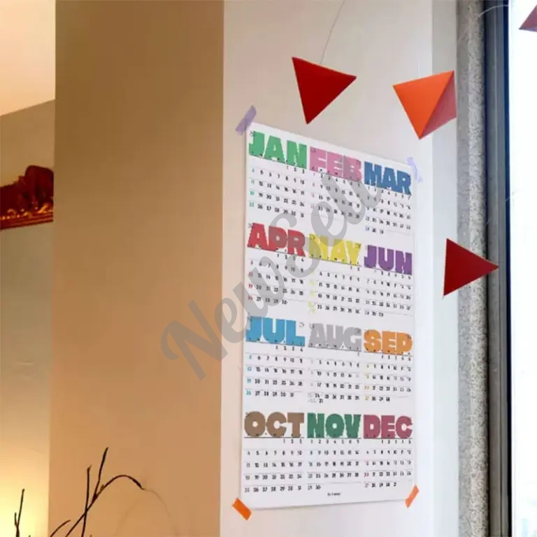 Colorful Paper Poster For Kids Room Decor