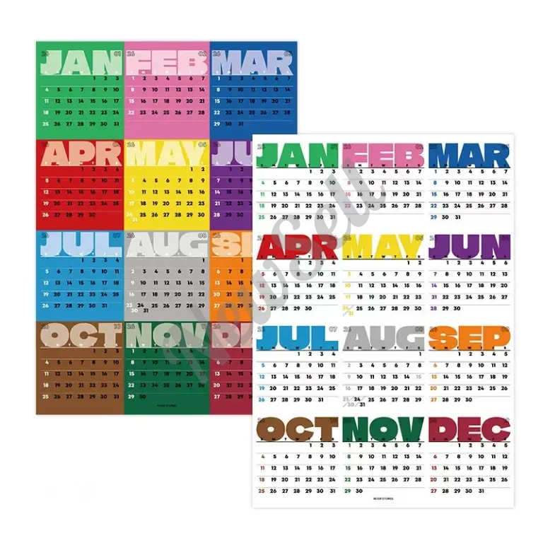 Colorful Paper Poster For Kids Room Decor