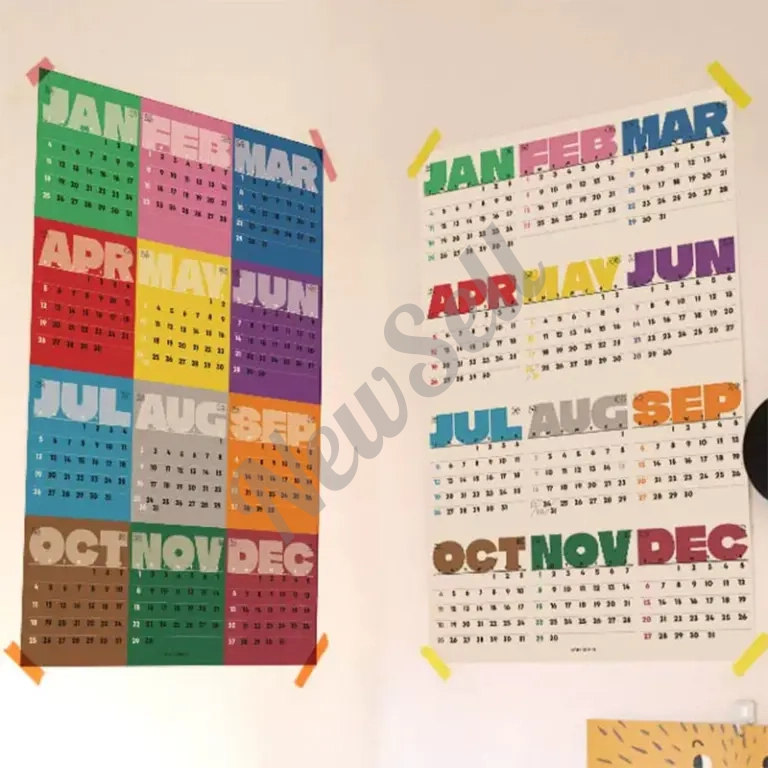 Colorful Paper Poster For Kids Room Decor