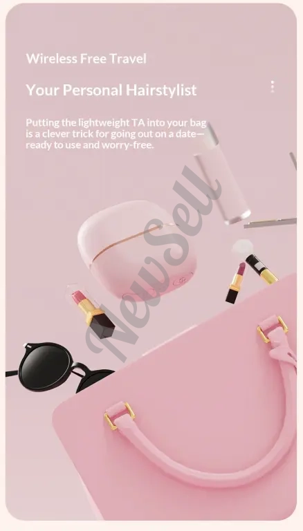 New Mini Charging Hair Straightener Comb