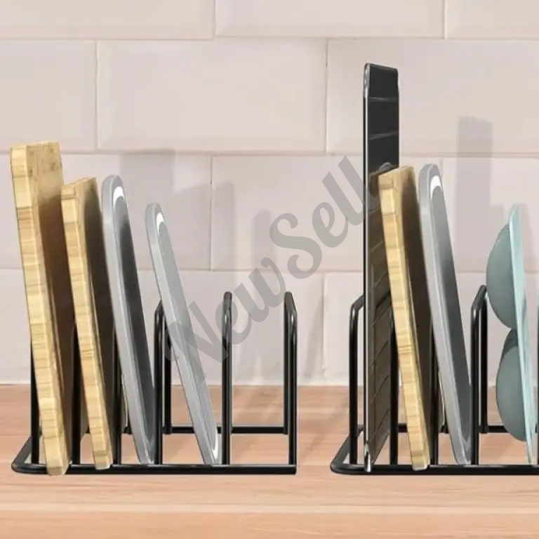 Home Kitchen Countertop Seated Cutting Board Drain Rack