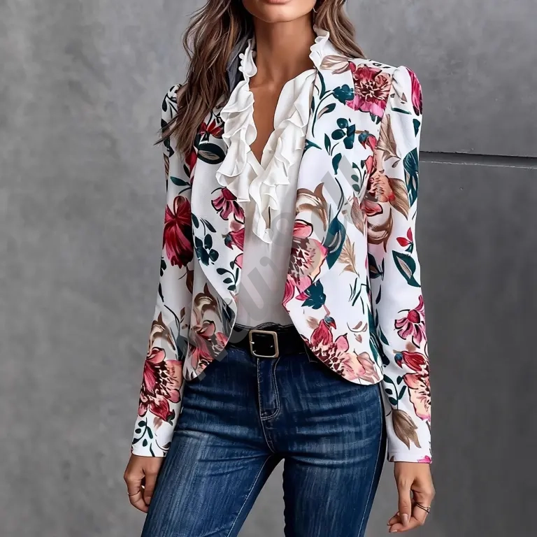 Women's Commuter Fashion Casual All-Match Jacket Top