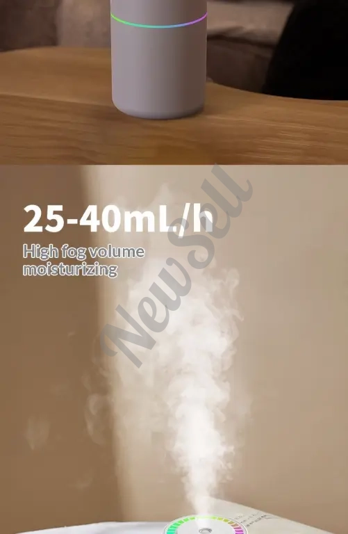 Colorful LED USB Mini For Home Bedroom Desk Portable Car-Sized Air Humidifier
