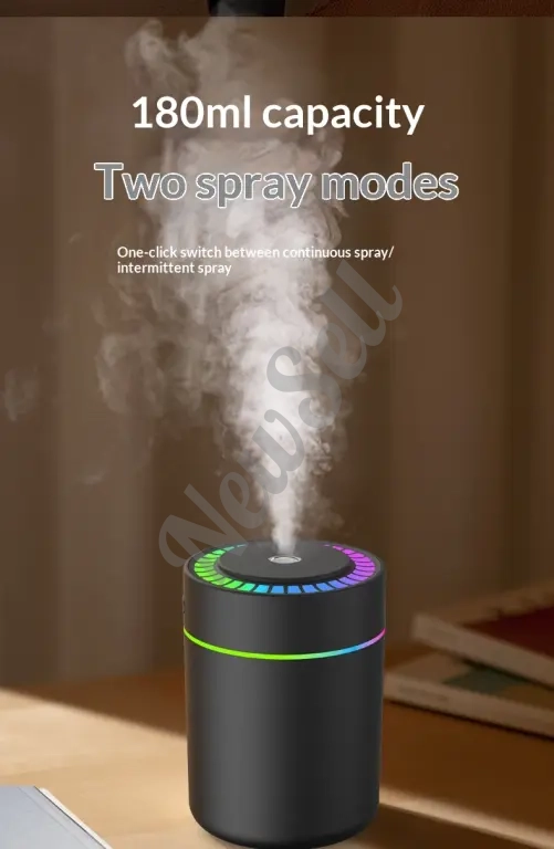 Colorful LED USB Mini For Home Bedroom Desk Portable Car-Sized Air Humidifier