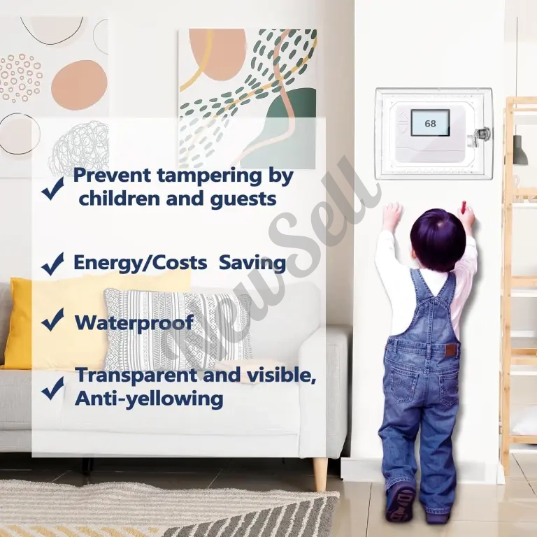 Cross-border Thermostat Lock Box With Holes Wall-mounted