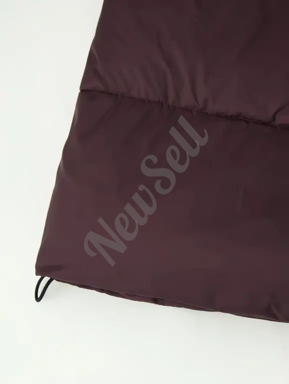 Simple Versatile Loose-fitting Padded Coat With A Hood