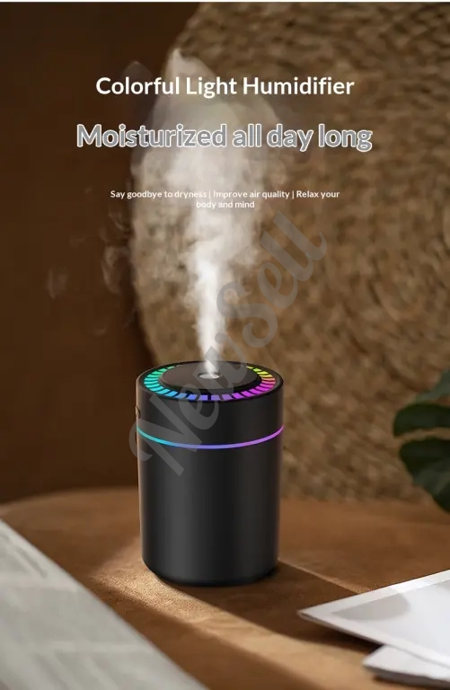 Colorful LED USB Mini For Home Bedroom Desk Portable Car-Sized Air Humidifier