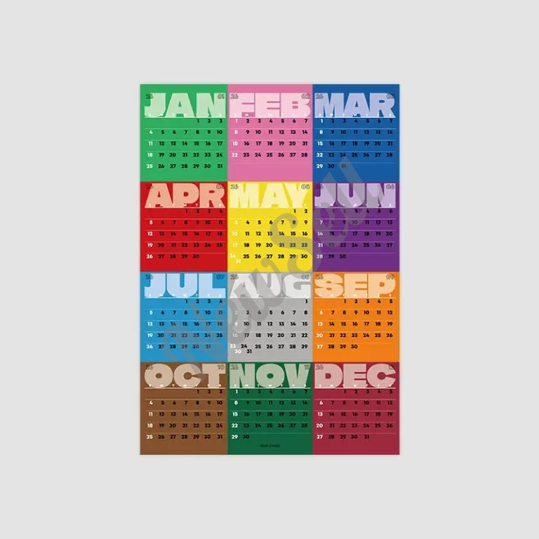 Colorful Paper Poster For Kids Room Decor