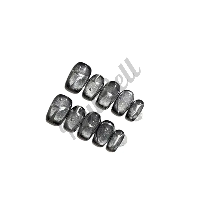 Handmade Wearable Nails High-end Cat-eye Style