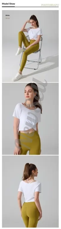 Women's Knotted Pilates Short-Sleeve T-Shirt