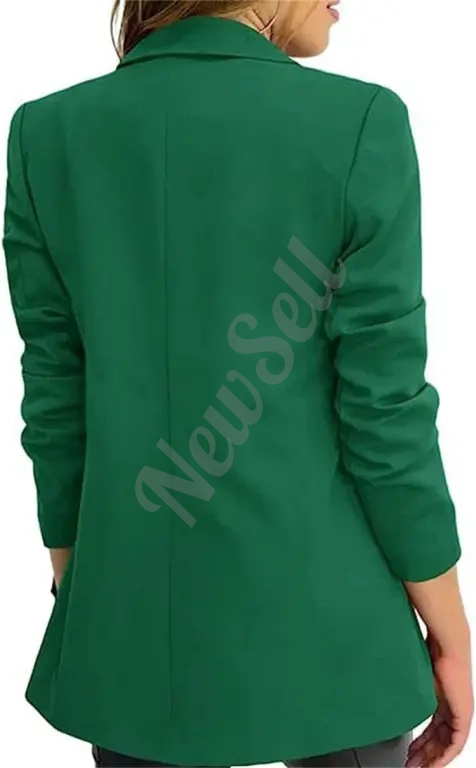 Casual Long-Sleeve Lapel-Button Autumn Coat