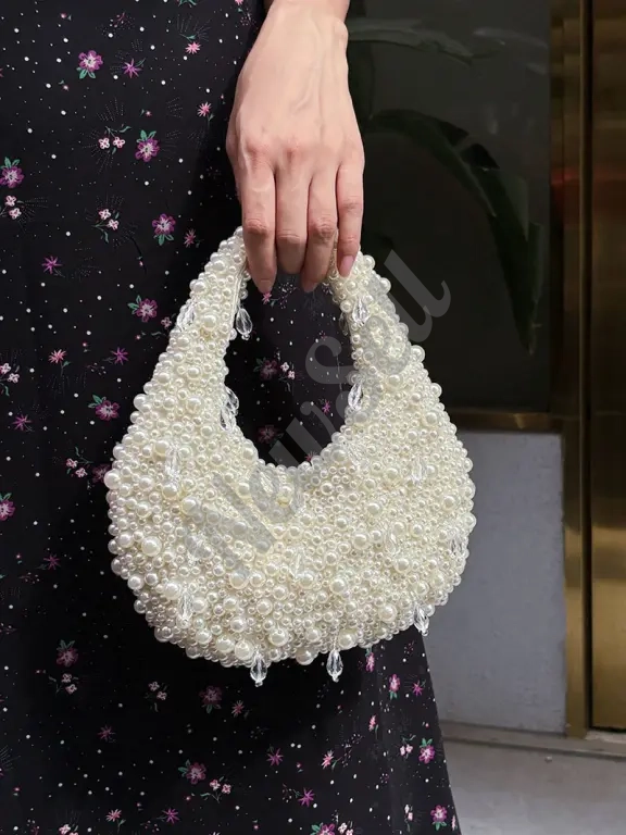 Women's Cute Versatile Casual Pearl Shoulder Bag