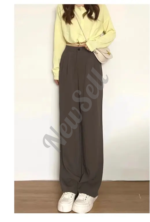Women's Fashion High-Waist Slimming Casual Wide-Leg Pants