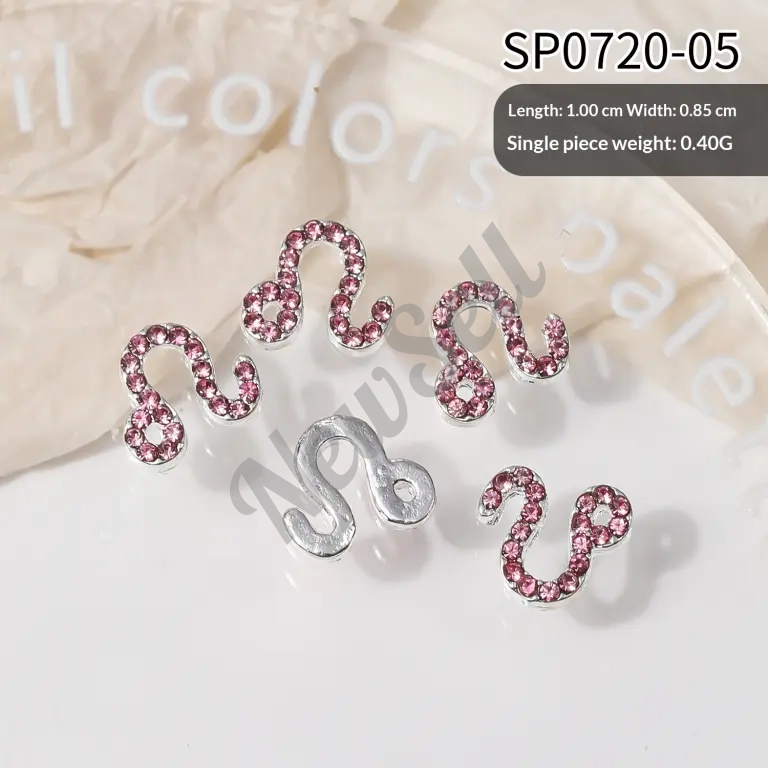 Twelve Constellations Manicure Ornaments Alloy