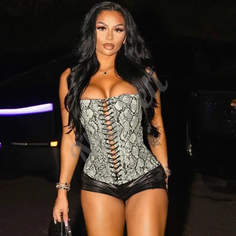 Women's Fashion Polyester Corset Top