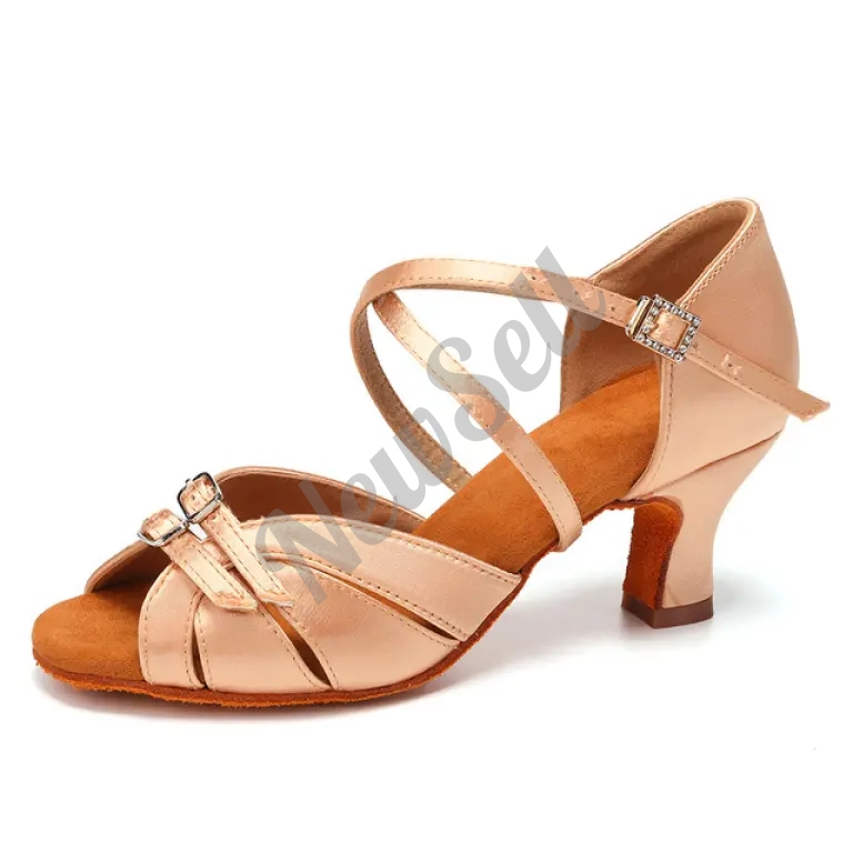 Womens Dance Shoes With A Mid Height Soft Sole