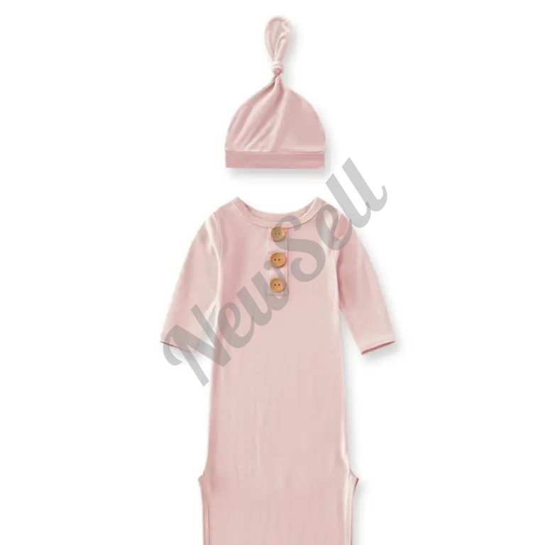 Bamboo Fiber Knotted Baby Bodysuit