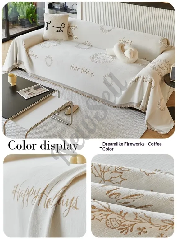 Four-Season All-Purpose Chenille Sofa Cover