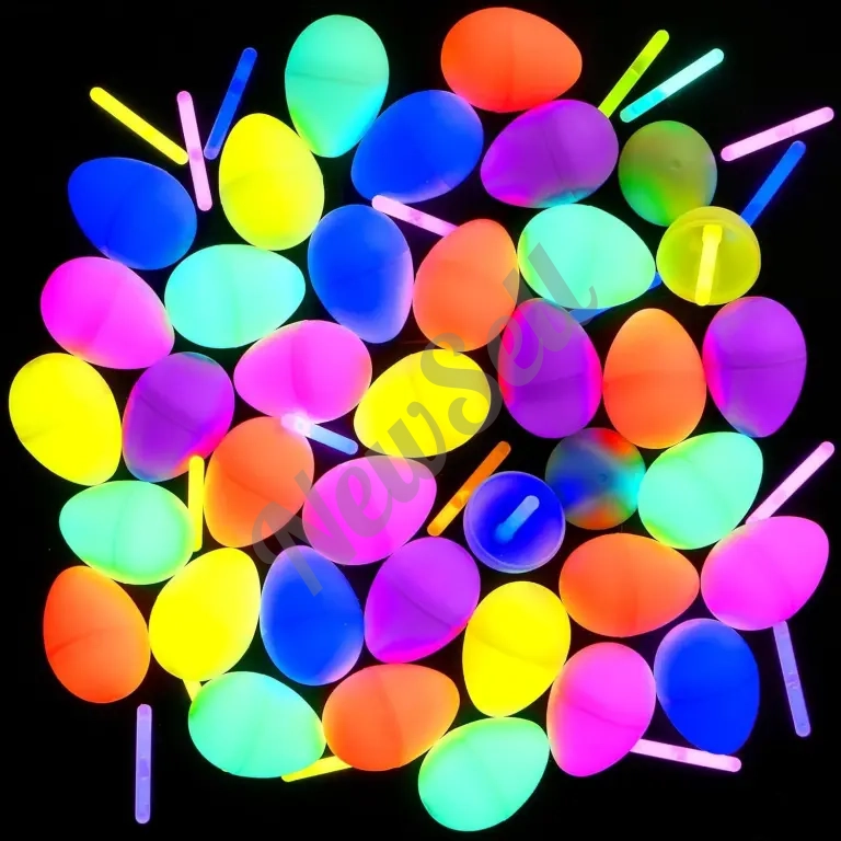 Easter Glow Eggs Light-Up Eggs For Holiday Parties Fluorescent Decorative Hollow-Out Eggs