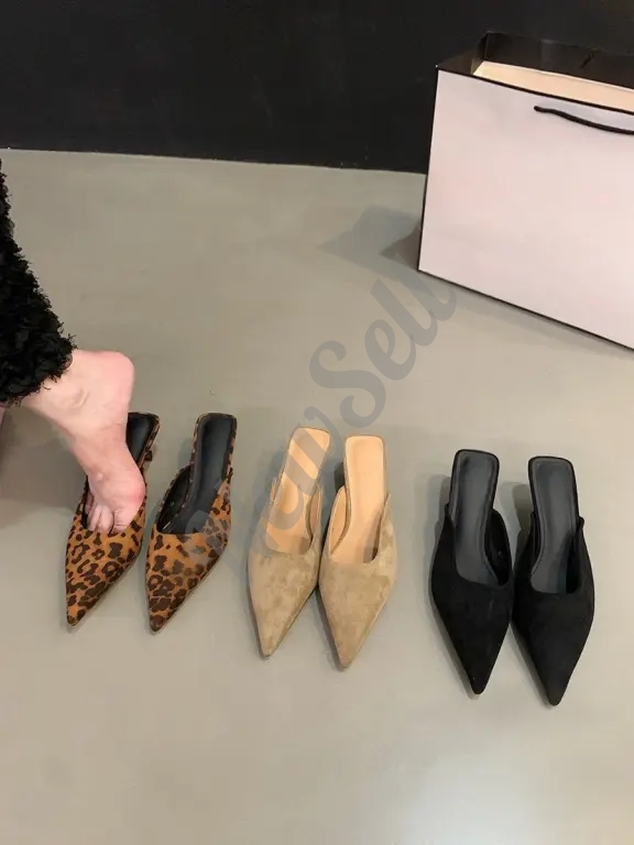 Women's Fashionable Elegant Pointed-Toe Half-Slide High Heels