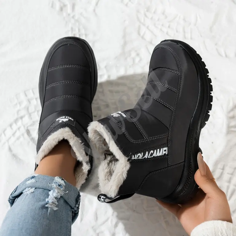 Women's Snow Boots With Fleece Lining