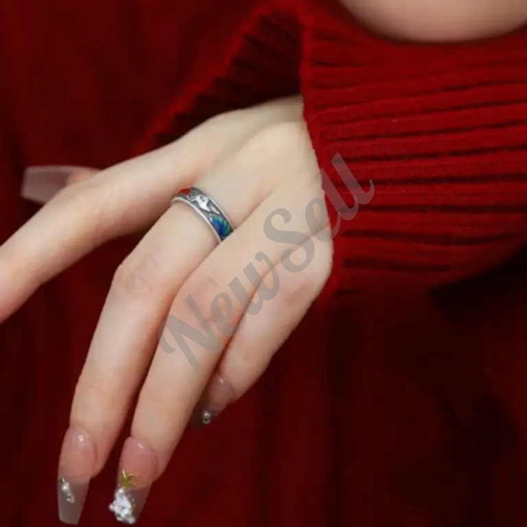 New Style Nine-Tailed Fox Ring For Women Retro And Fashionable