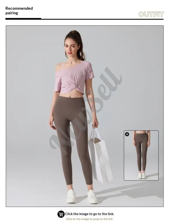 Women's Knotted Pilates Short-Sleeve T-Shirt