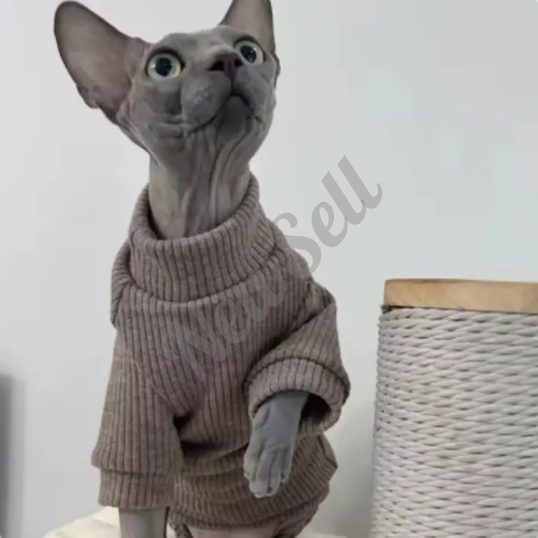 AutumnWinter Hairless Cat Clothes Devon Sphinx Cat Thickened