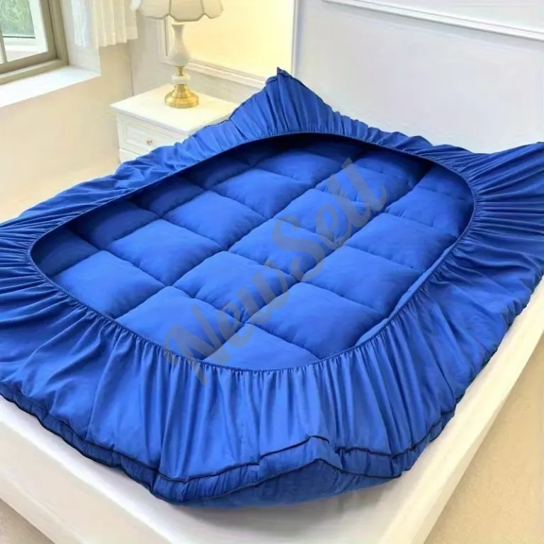 Cross-border Wholesale Quilted Embossed Fitted Sheet