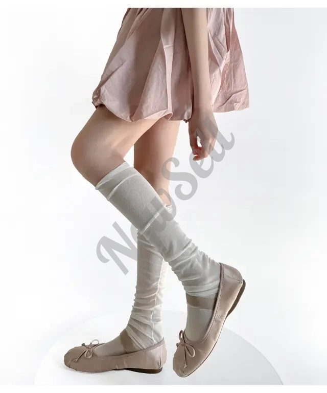 Lightweight, Slimming Mesh Socks For Women