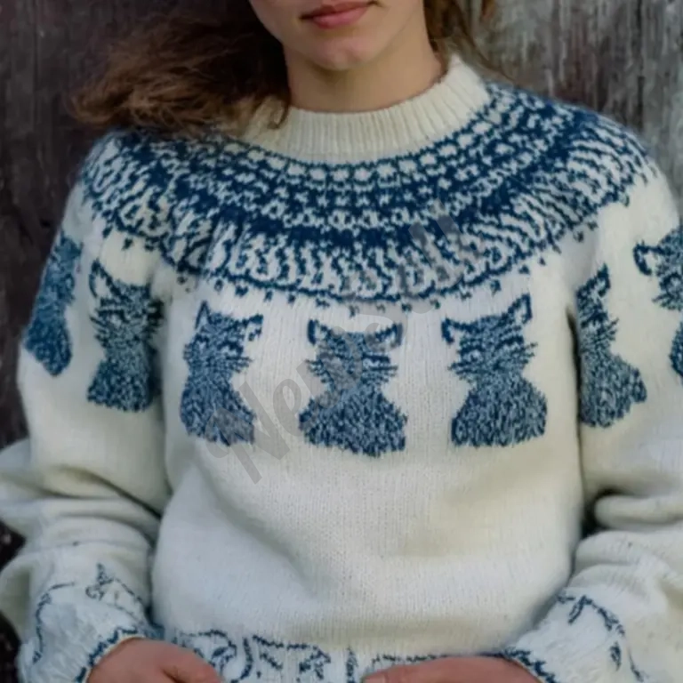 Printed Round-neck Hoodie With Striped Patch Design