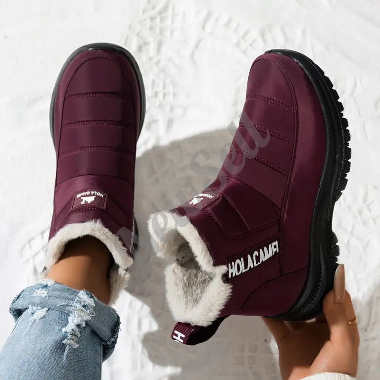 Women's Snow Boots With Fleece Lining