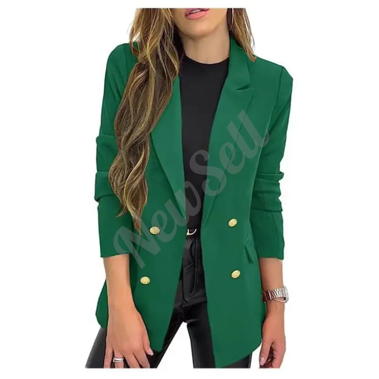 Casual Long-Sleeve Lapel-Button Autumn Coat