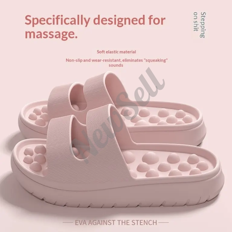 Women's Thick-Soled, Cushy Massage Slippers