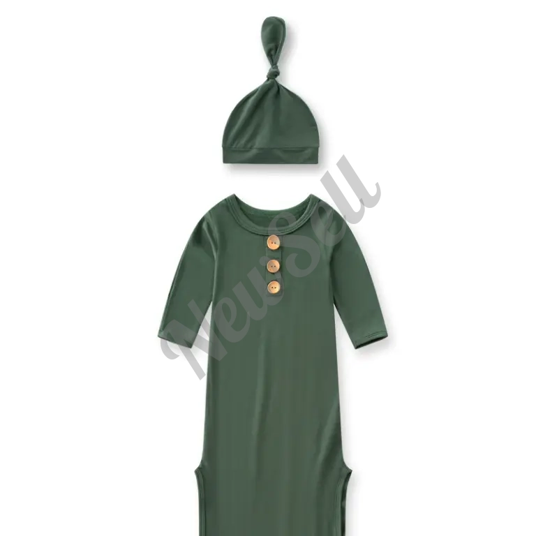 Bamboo Fiber Knotted Baby Bodysuit