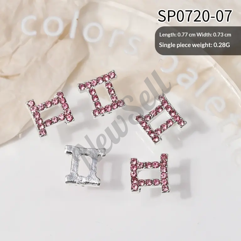 Twelve Constellations Manicure Ornaments Alloy