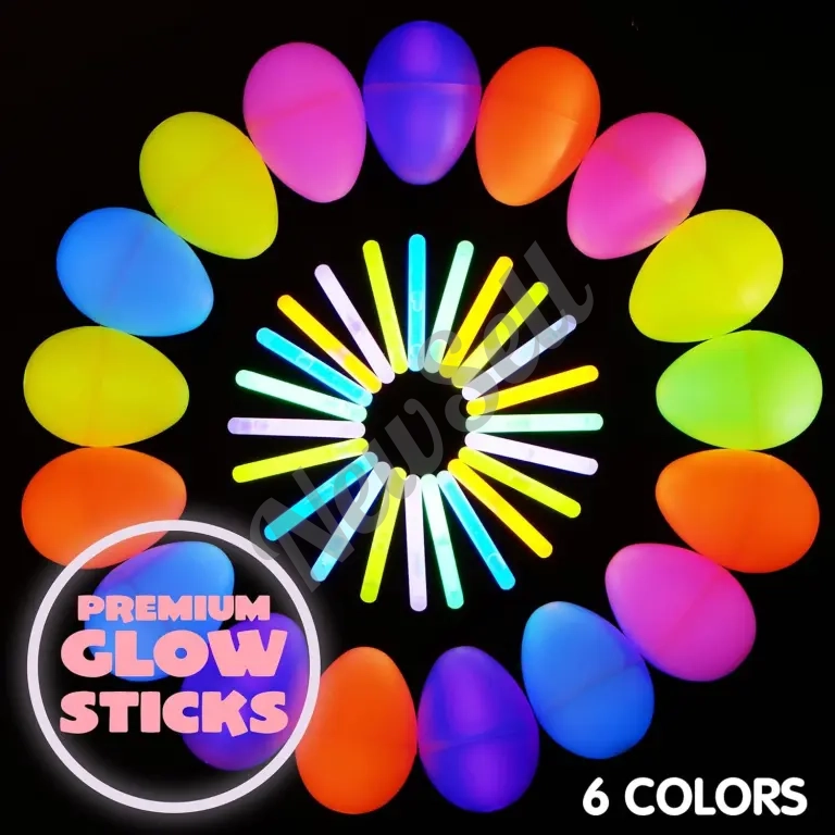 Easter Glow Eggs Light-Up Eggs For Holiday Parties Fluorescent Decorative Hollow-Out Eggs