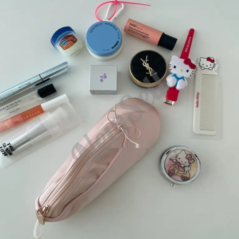 Bow Pencil Case Ballet Shoe Makeup Bag
