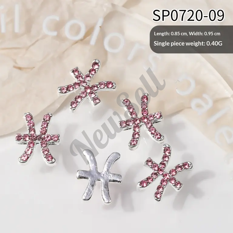 Twelve Constellations Manicure Ornaments Alloy