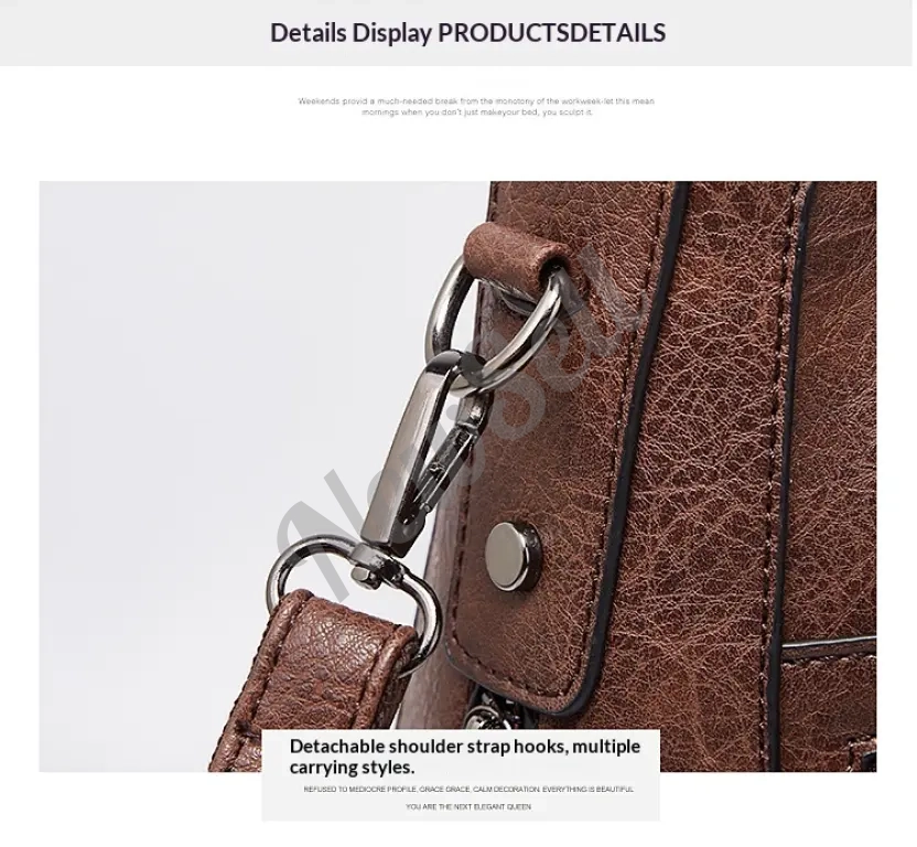 Crossbody Bag Handbag Style Vertical Square Shape