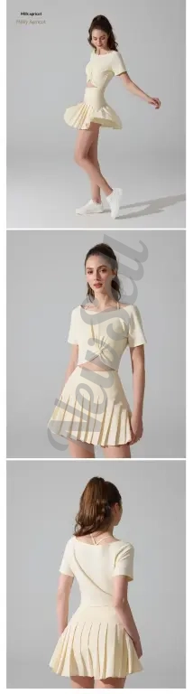 Women's Knotted Pilates Short-Sleeve T-Shirt