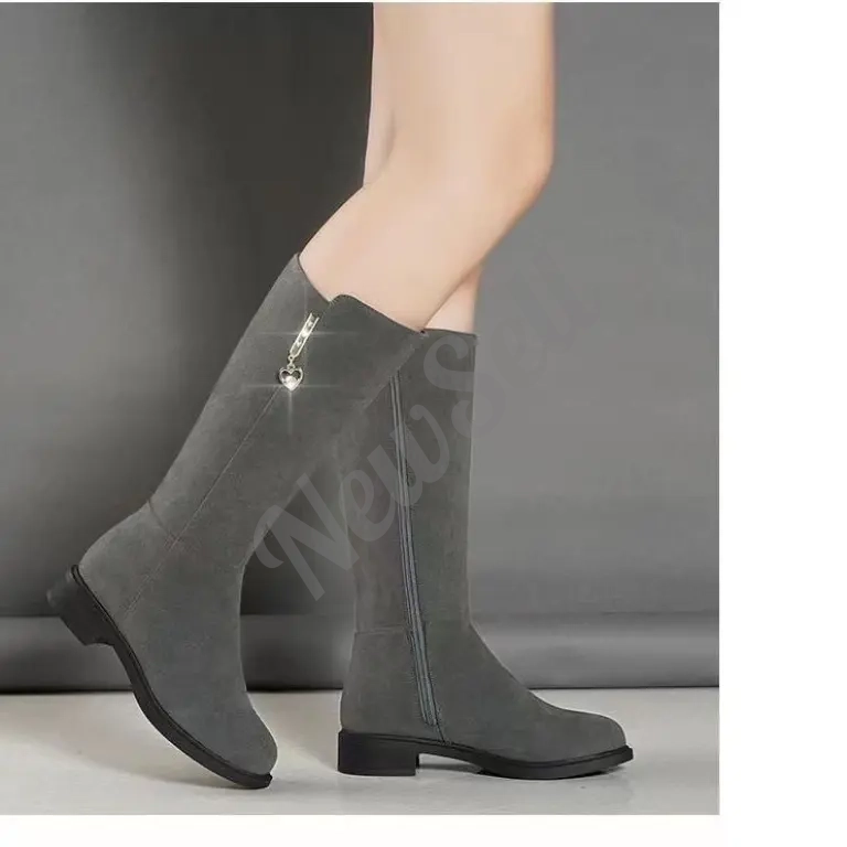 Fleece Lined Mid Calf Warm Cotton Boots