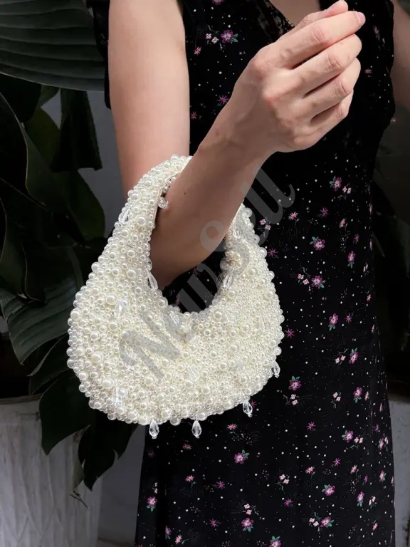 Women's Cute Versatile Casual Pearl Shoulder Bag