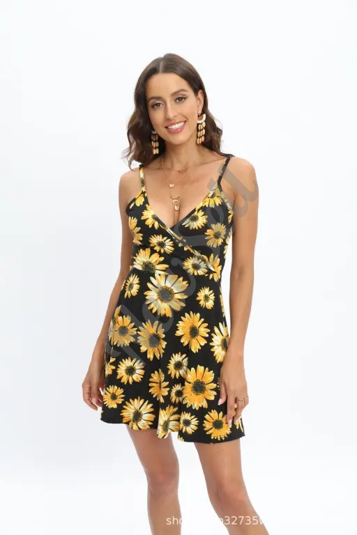 Women's Printed Loose-Fitting Dress