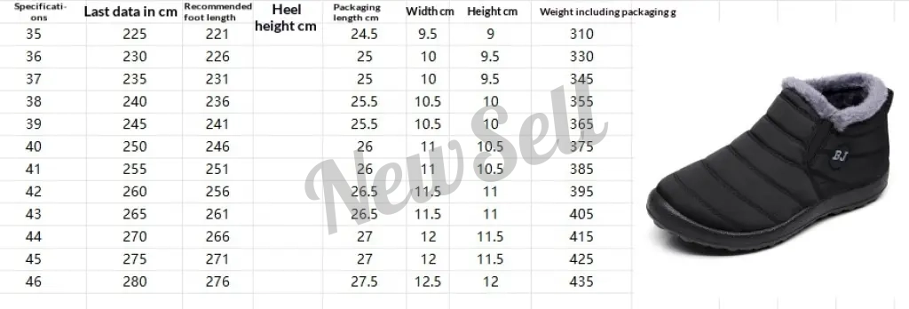 Women's Snow Boots With Fleece Lining